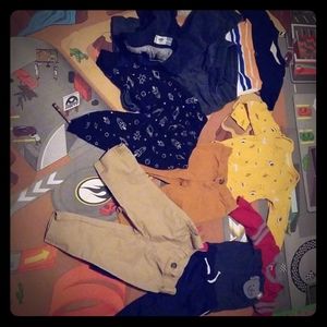 Bundle of boy clothes